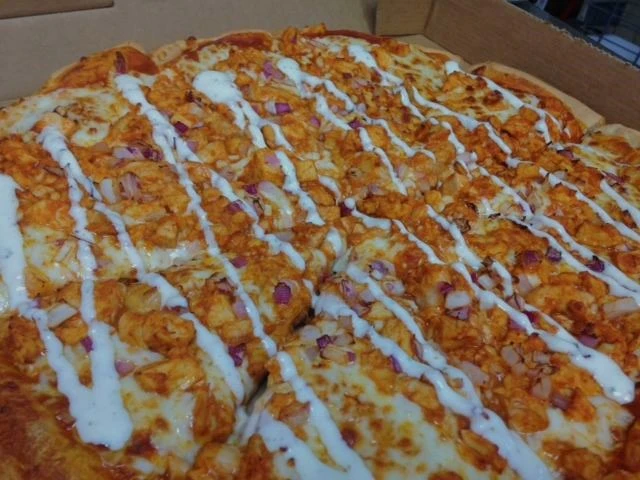 Special buffalo chicken pizza in Pizza Express Pizza Menu a those who want a meat.