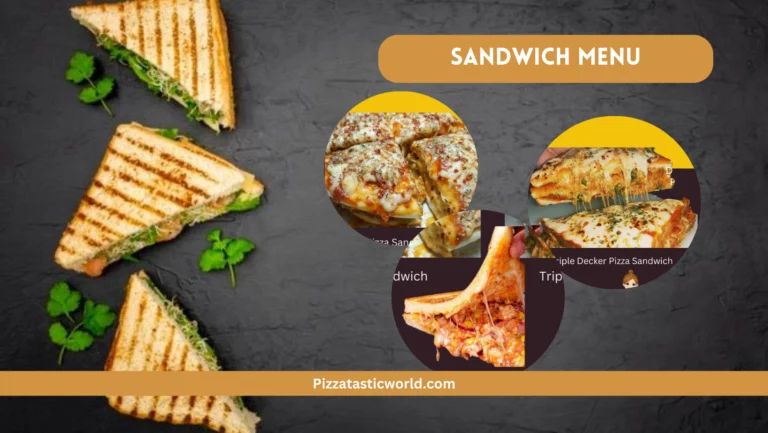 Pizza and sandwich express menu